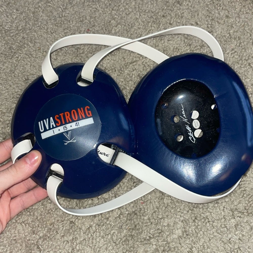 Blue uva headgear